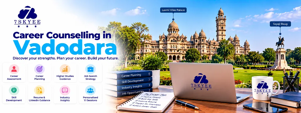Professional career counselling in Vadodara for career planning, skill development and professional growth.