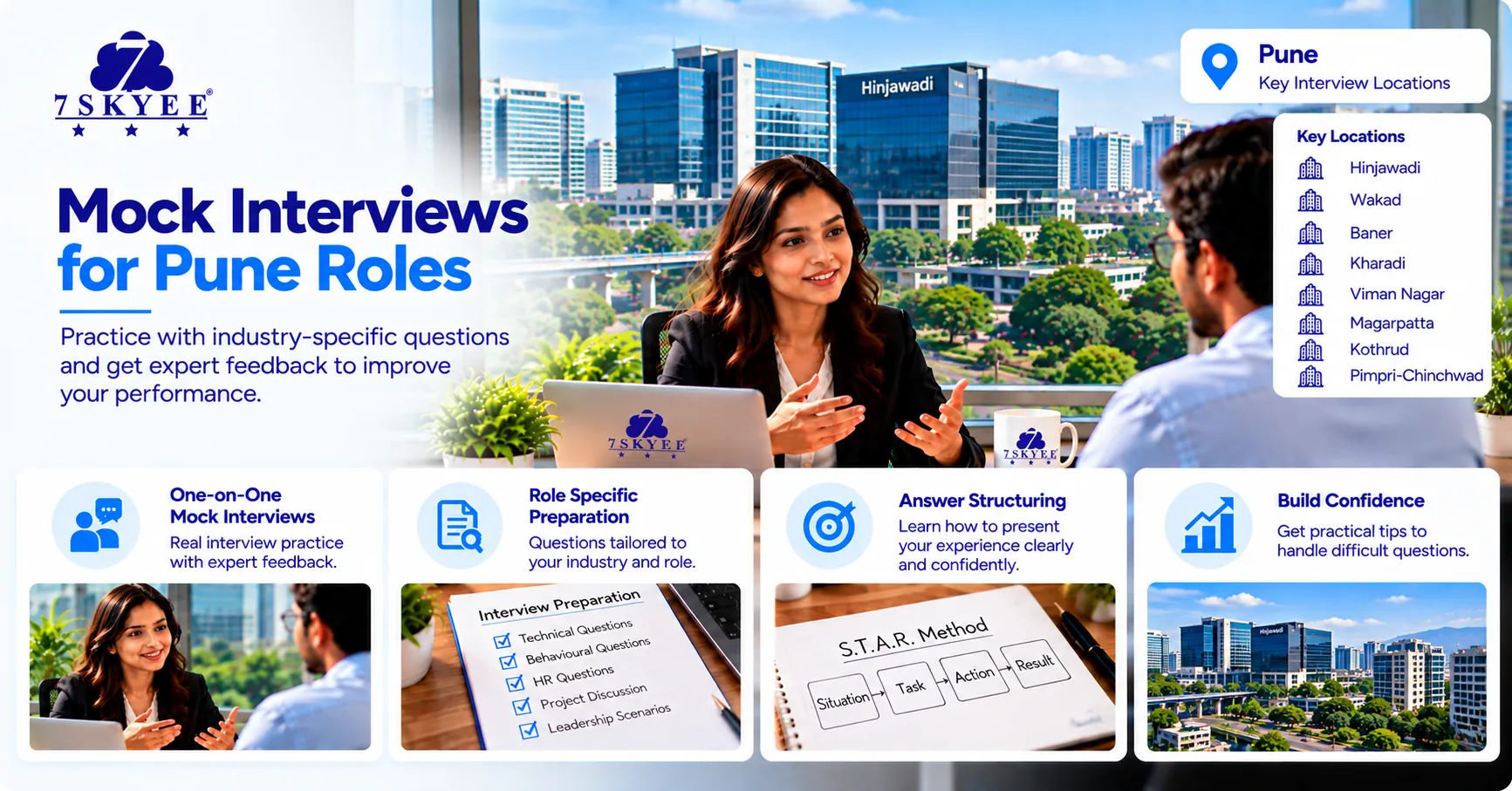 Mock interview coaching for Pune roles with industry-specific interview preparation