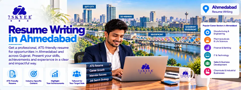 Professional ATS resume writing in Ahmedabad for job opportunities across Gujarat