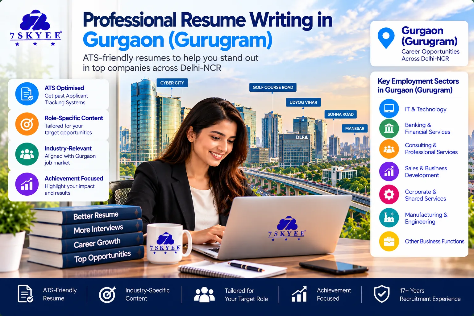 ATS-friendly resume writing and professional resume review in Gurgaon and Gurugram