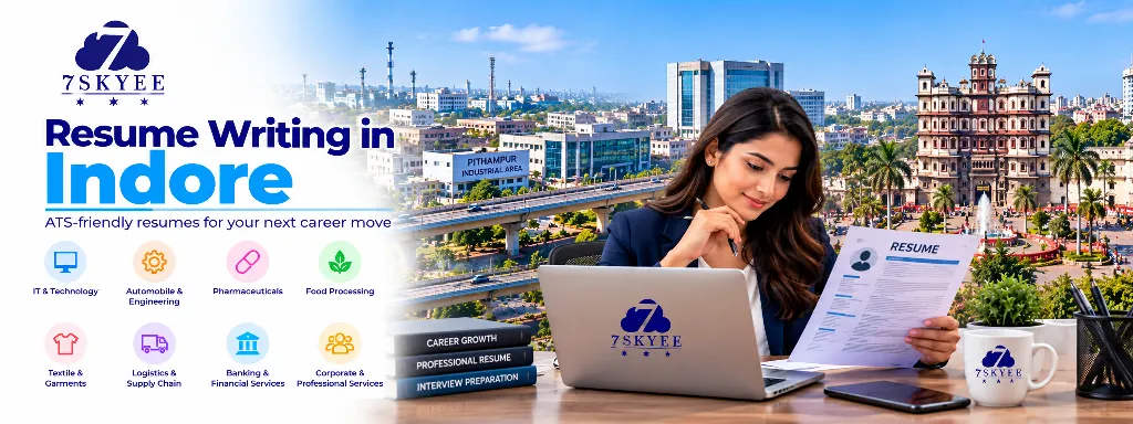 Professional ATS resume writing in Indore for job opportunities across Madhya Pradesh