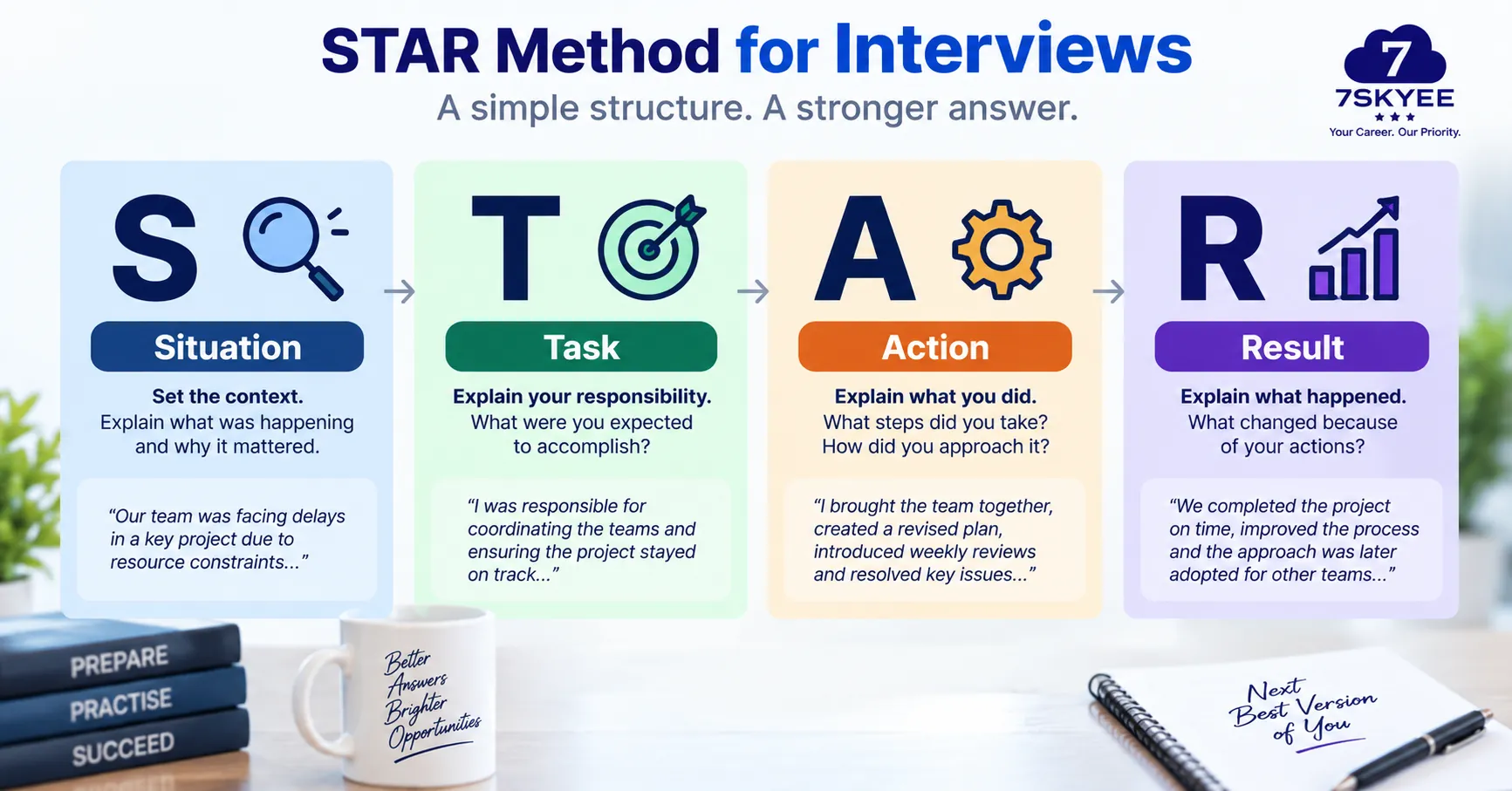 Recruiter evaluating a candidate through behavioural interview questions