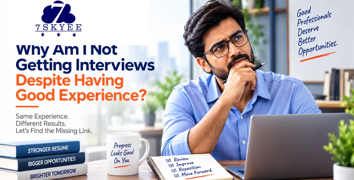 Experienced professional wondering why their resume is not leading to interview calls