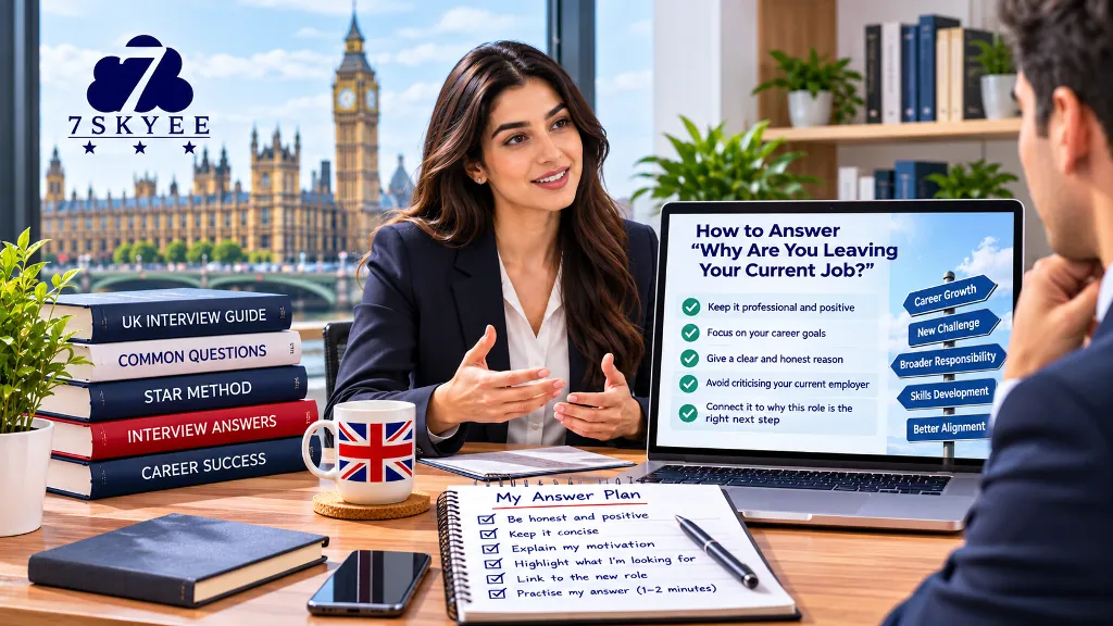 How to Answer “Why Are You Leaving Your Current Job?” in a UK Interview 7Skyee