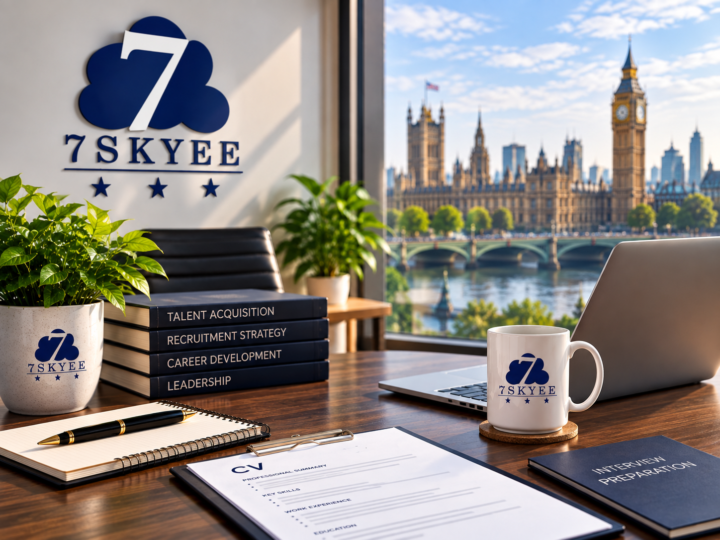 7Skyee professional recruitment workspace representing recruitment and talent acquisition experience